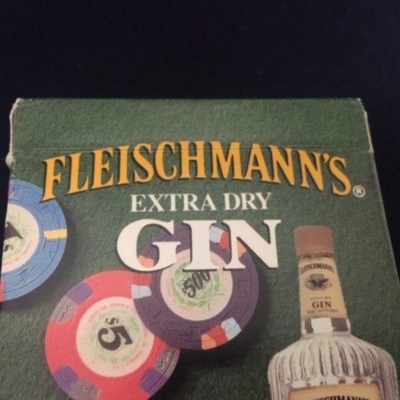VTG 1992 Fleischmann's Extra Dry Gin Playing Deck Cards Poker Size - Picture 6 of 10